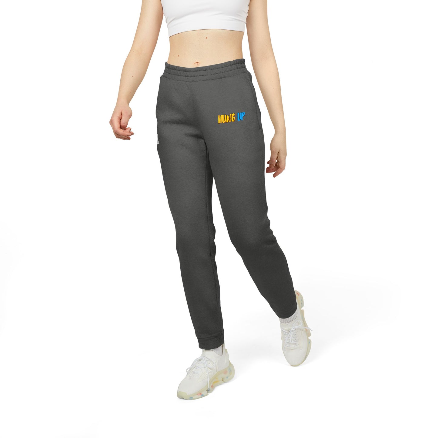 Hung Up Logo - Cozy Fleece adidas Joggers