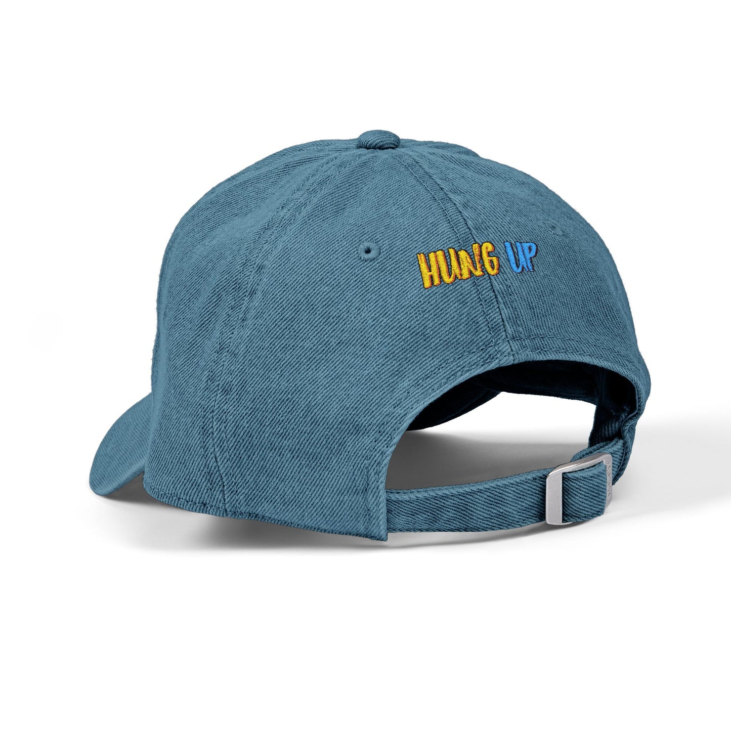 Hung Up - Denim "Dad" Hat - Embroidered