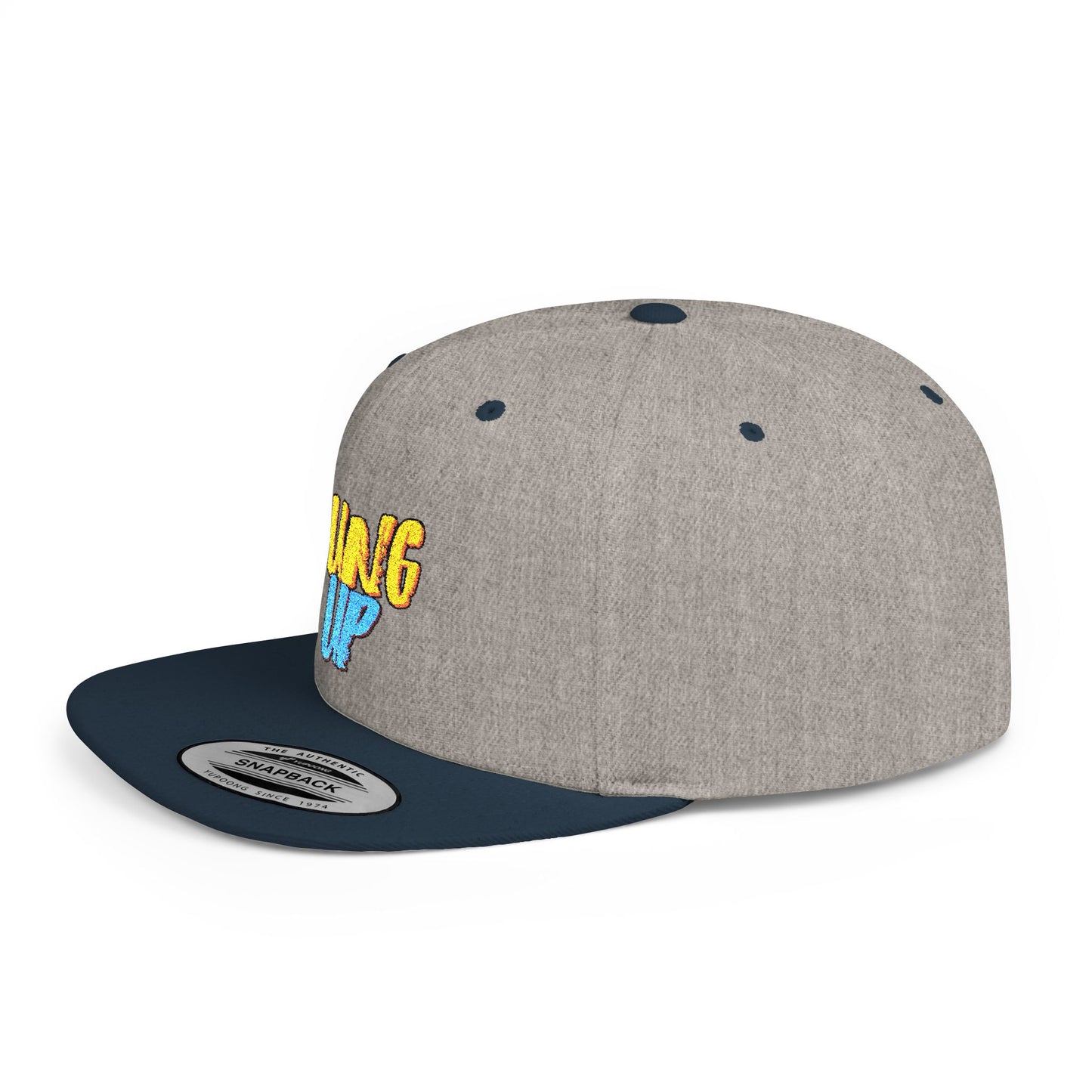 Hung Up - Snapback Cap – Neon Stitch Series