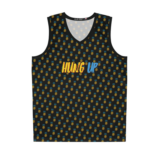 Hung Up - Chris's Pineapple Pattern - Basketball Jersey