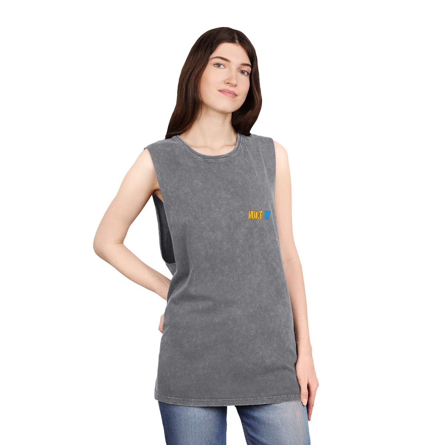 Hung Up - Siren Stonewash Graphic Tank