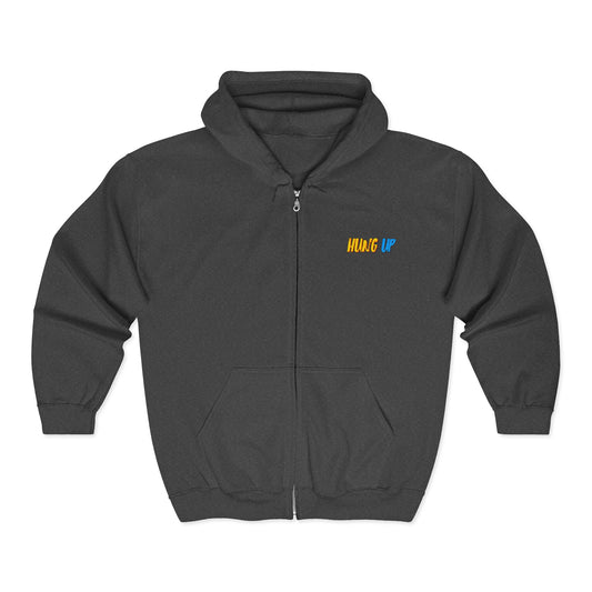 Hung Up- Siren Full Zip 'Lil logo Hoodie