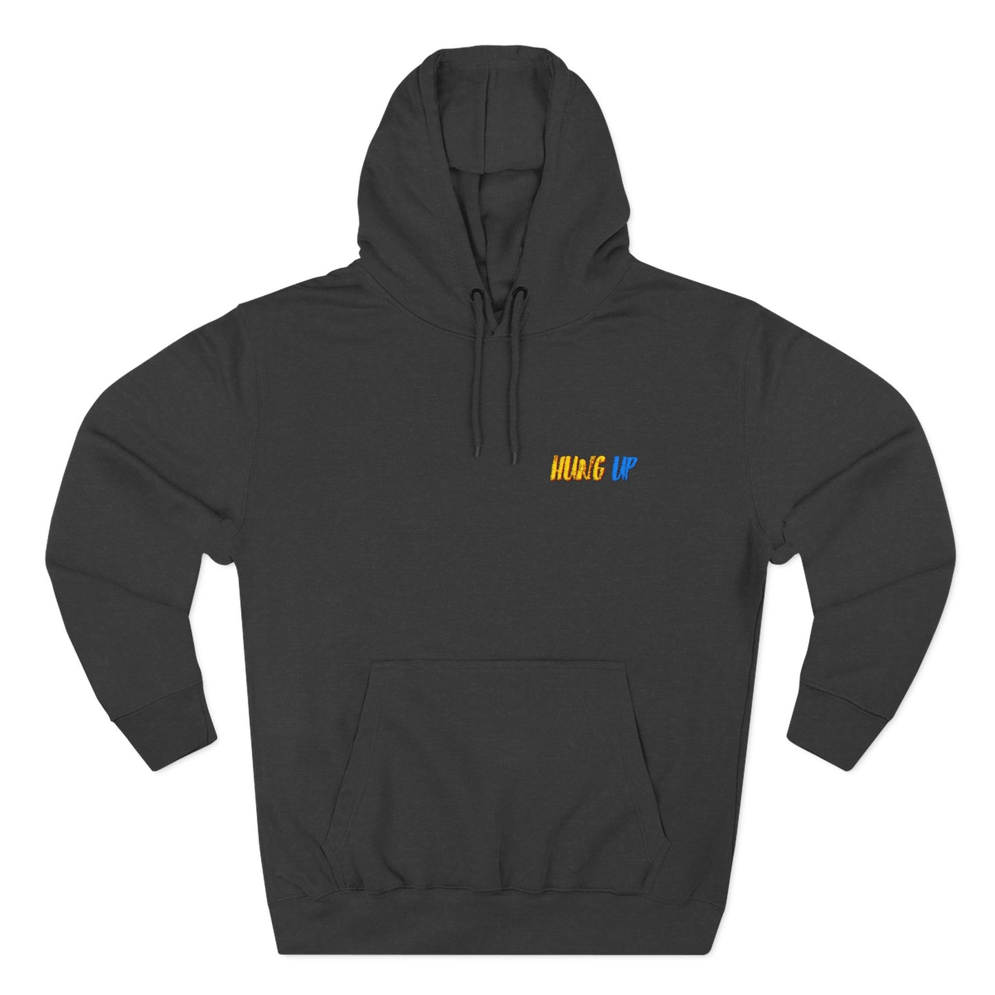 Hung Up - Three-Panel Fleece Hoodie - Embroidered 'Lil logo