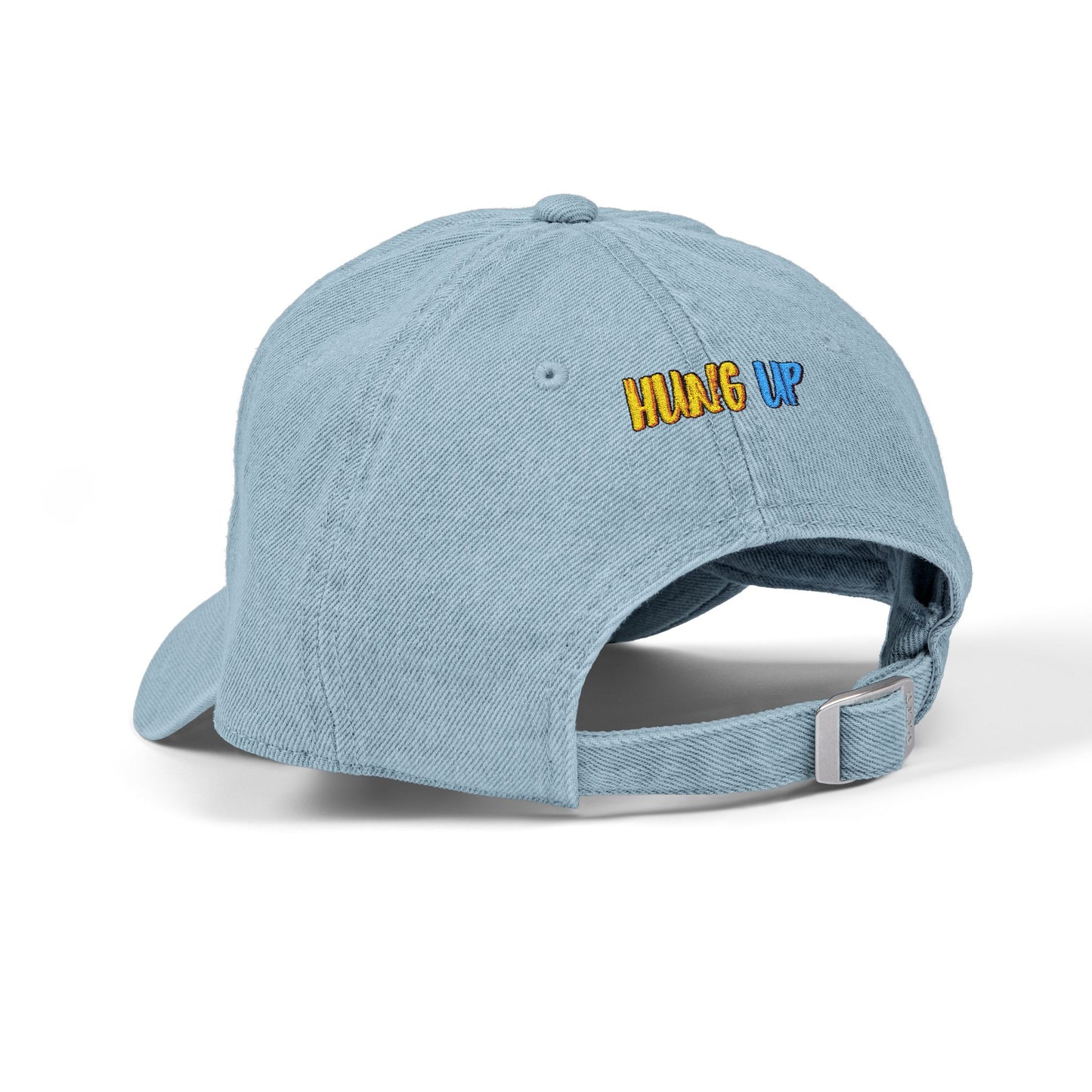 Hung Up - Denim "Dad" Hat - Embroidered