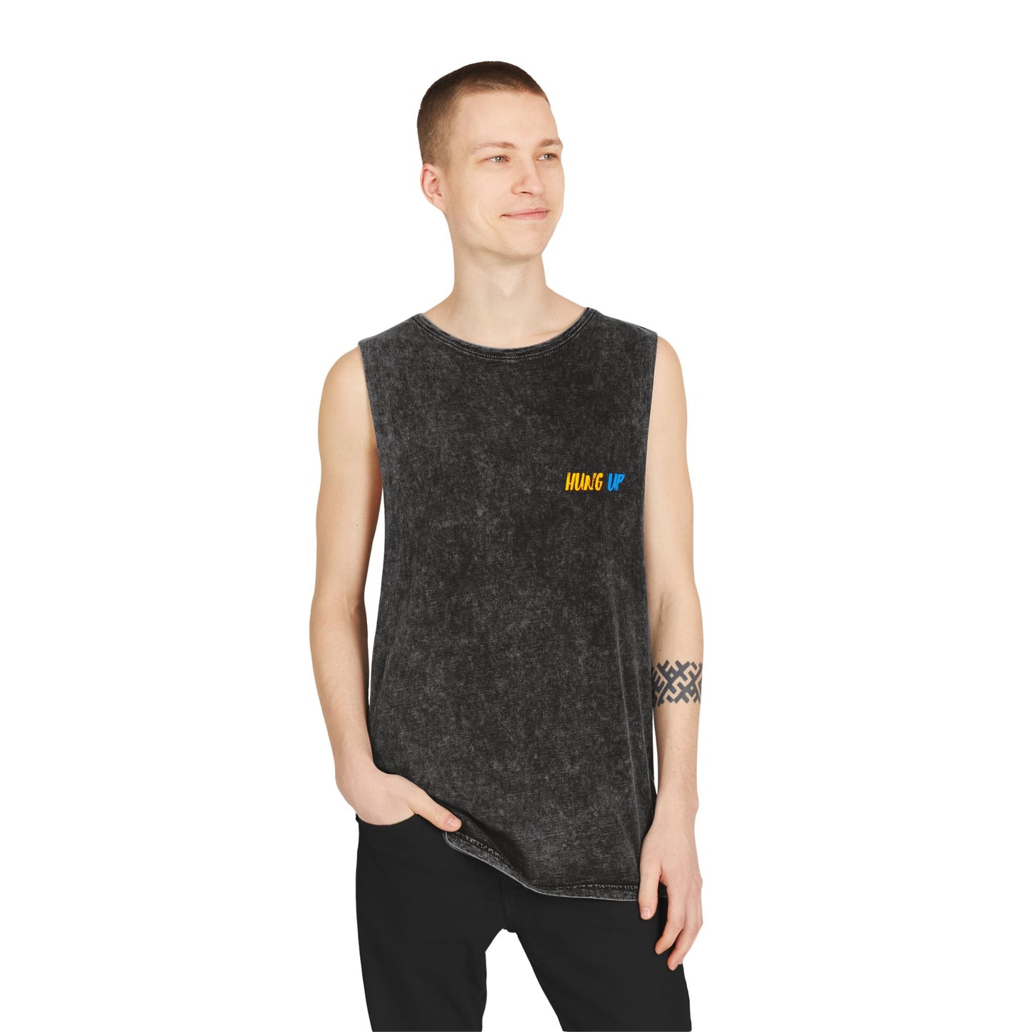 Hung Up - Siren Stonewash Graphic Tank