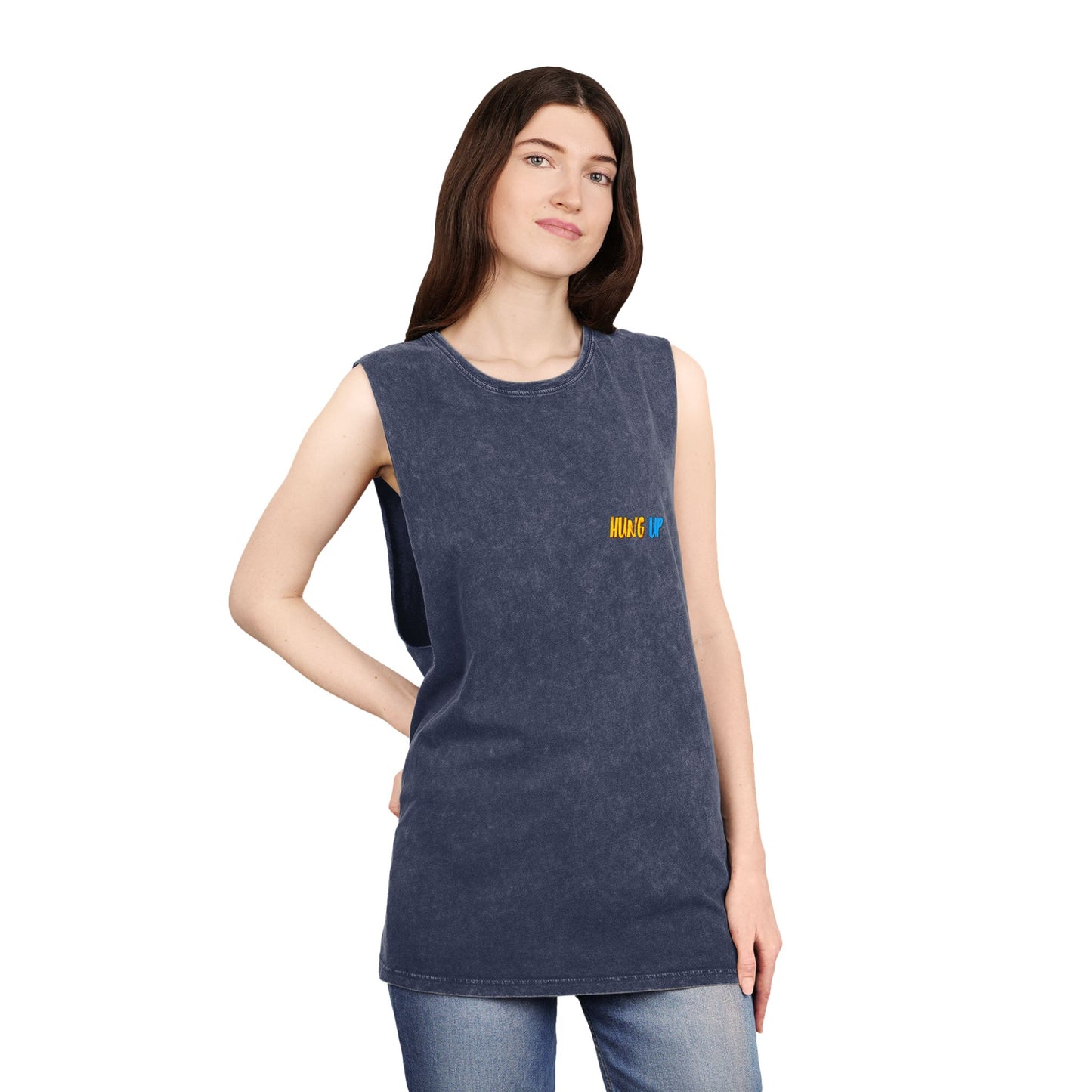 Hung Up - Siren Stonewash Graphic Tank