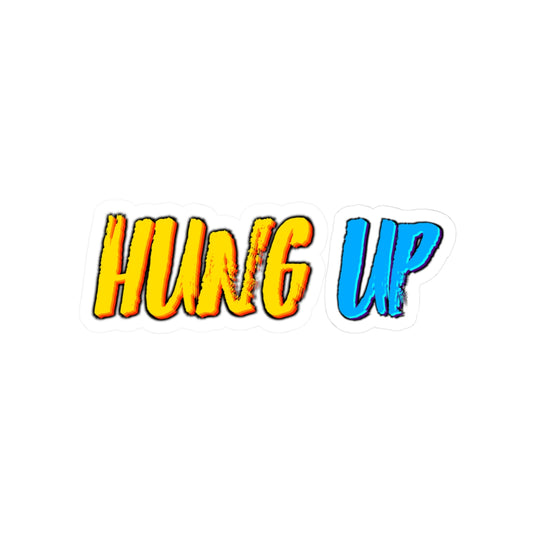 Hung Up - Colorful Kiss-Cut Stickers