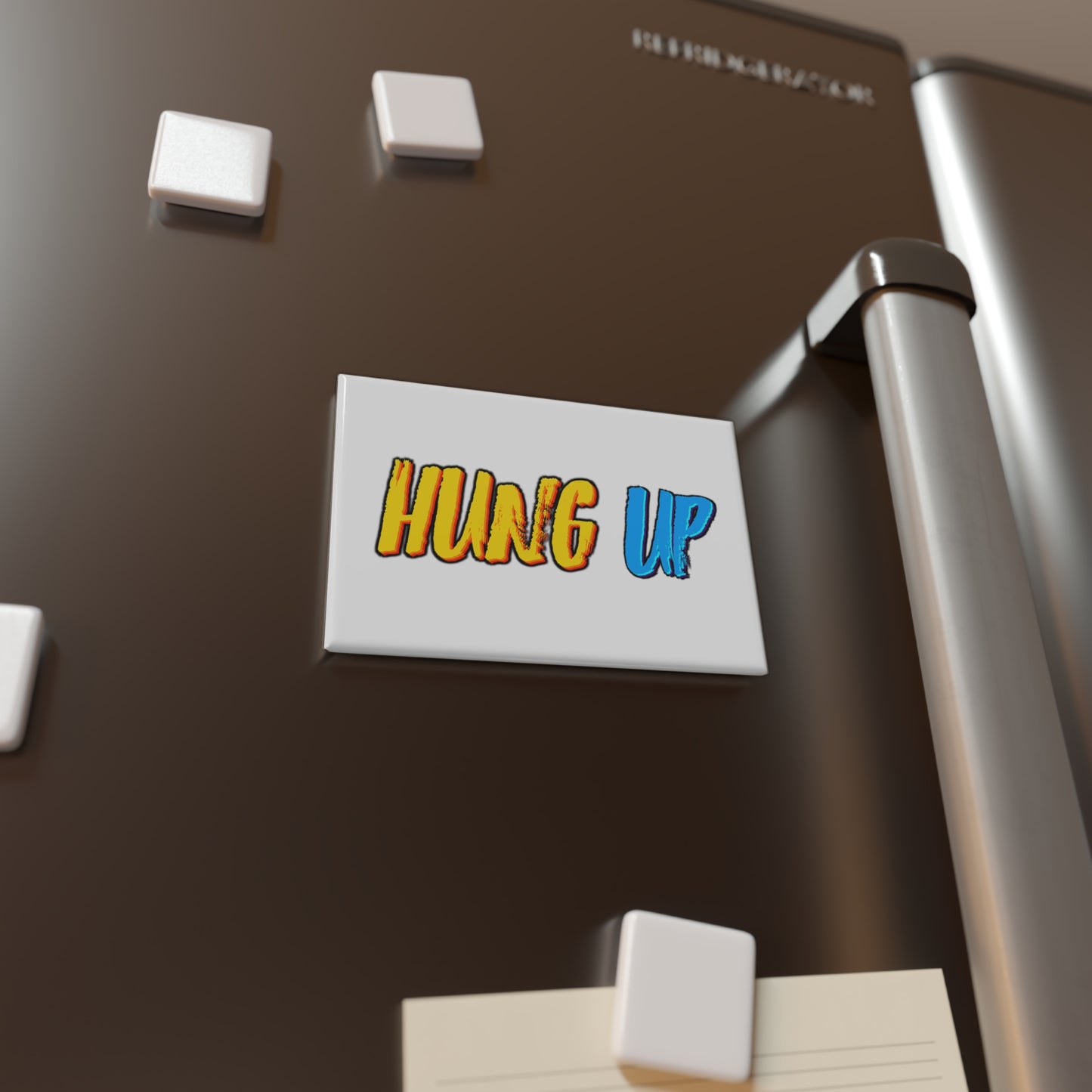 Hung Up - Button Magnet