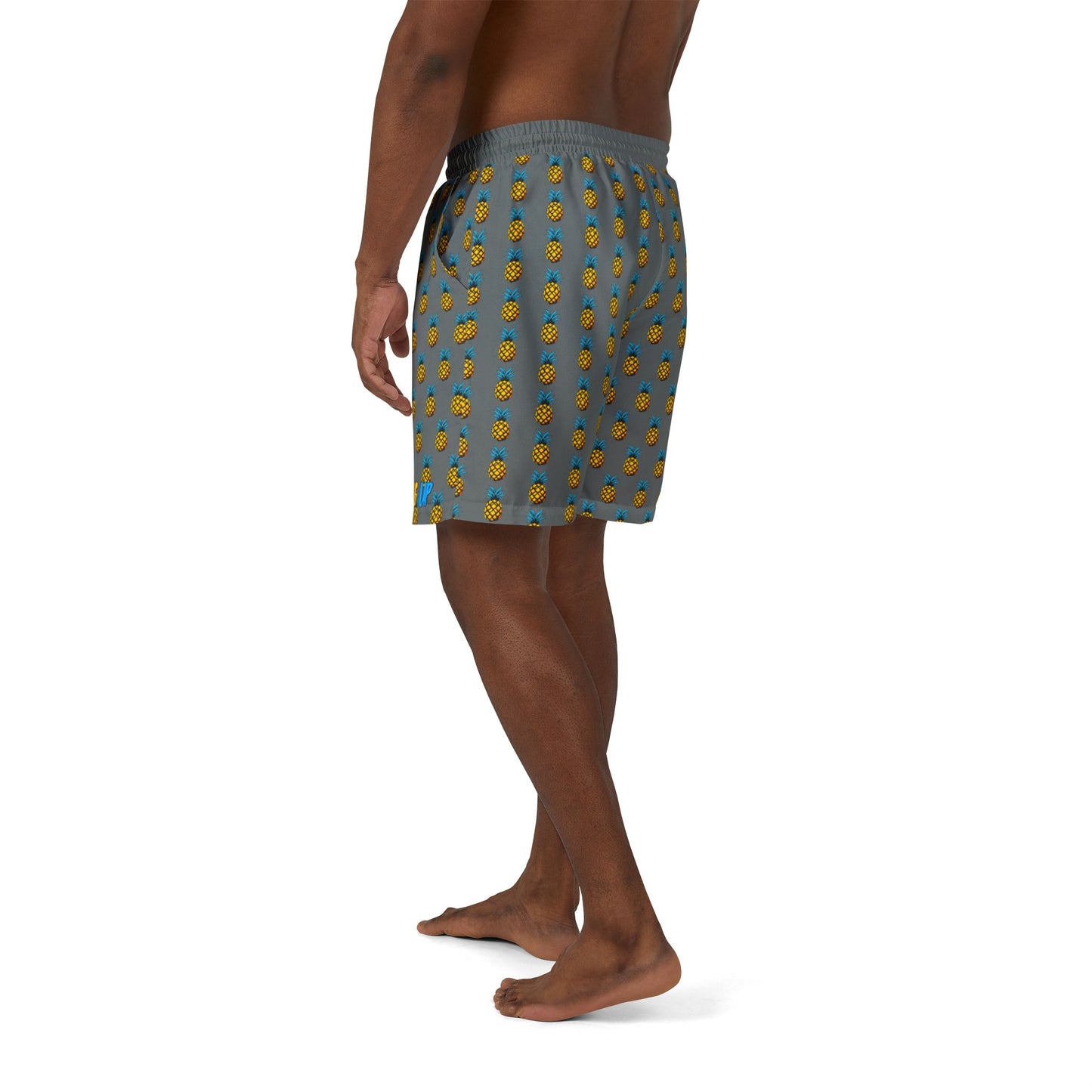 Hung Up - Pineapple Pattern - Unisex Swim Shorts