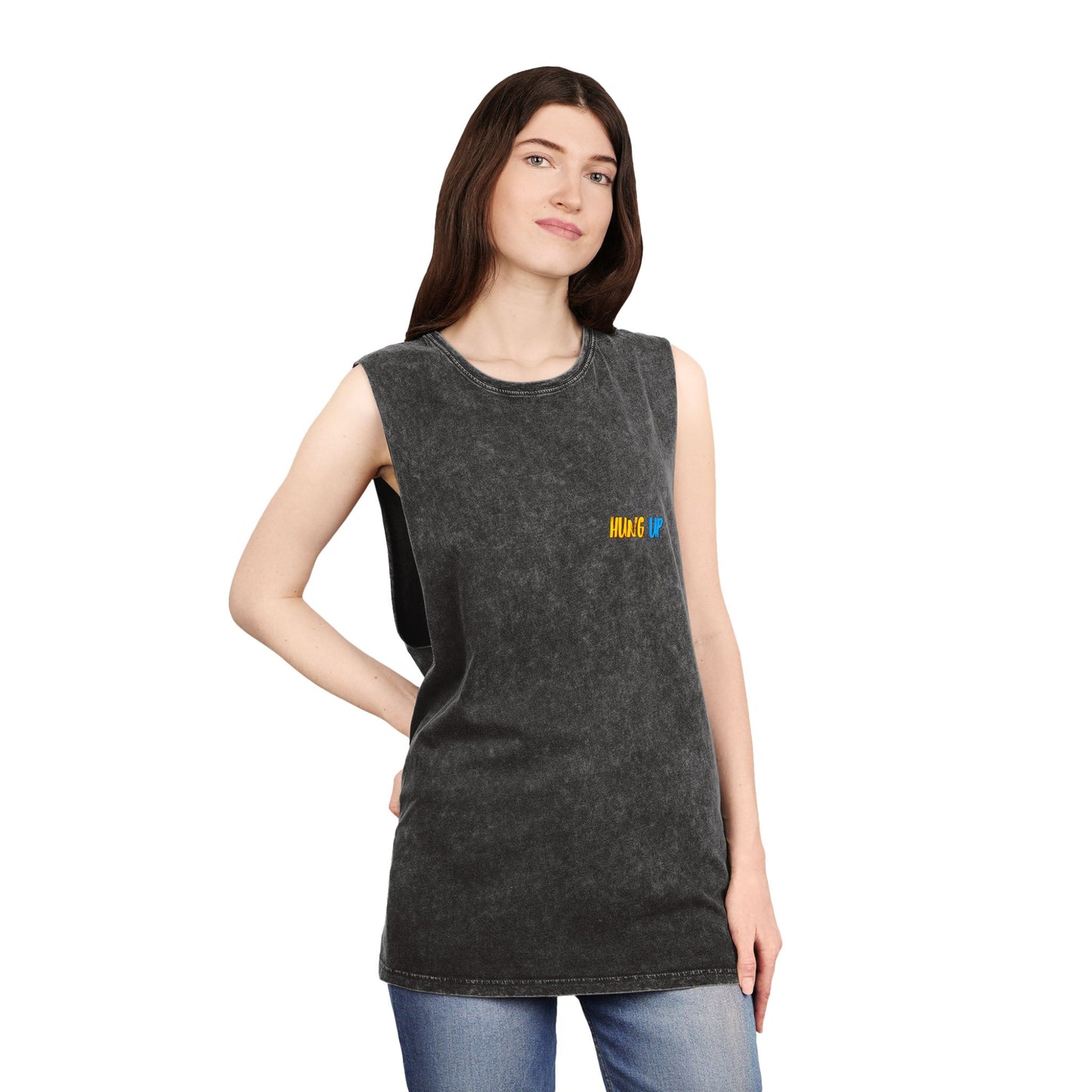 Hung Up - Siren Stonewash Graphic Tank