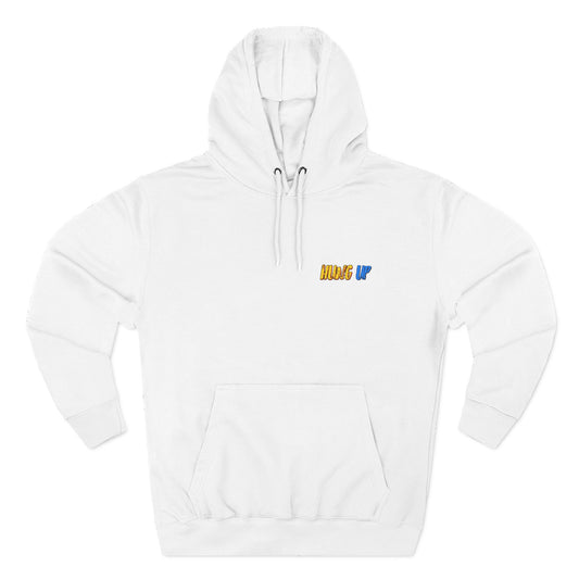 Hung Up - Three-Panel Fleece Hoodie - Embroidered 'Lil logo