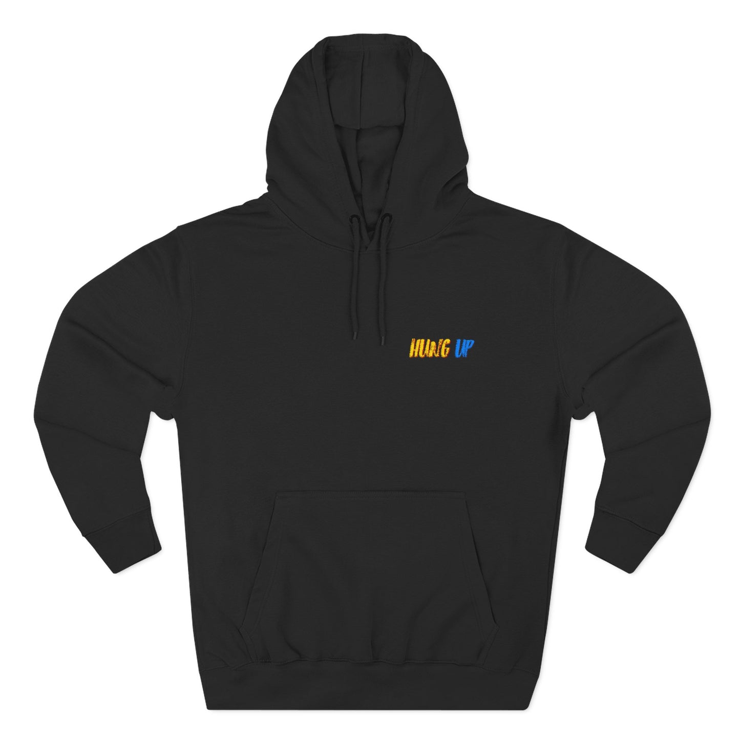 Hung Up - Three-Panel Fleece Hoodie - Embroidered 'Lil logo