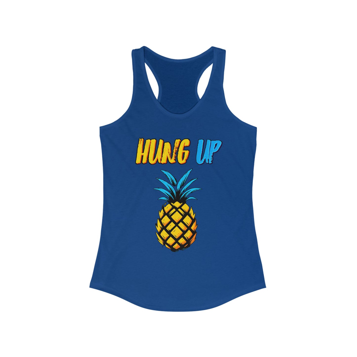 Hung Up - Neon Pineapple Tank – Racerback