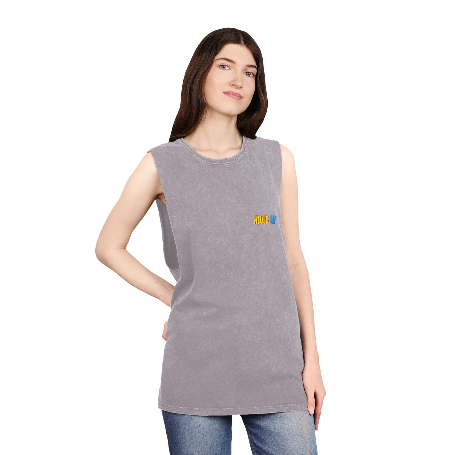 Hung Up - Siren Stonewash Graphic Tank