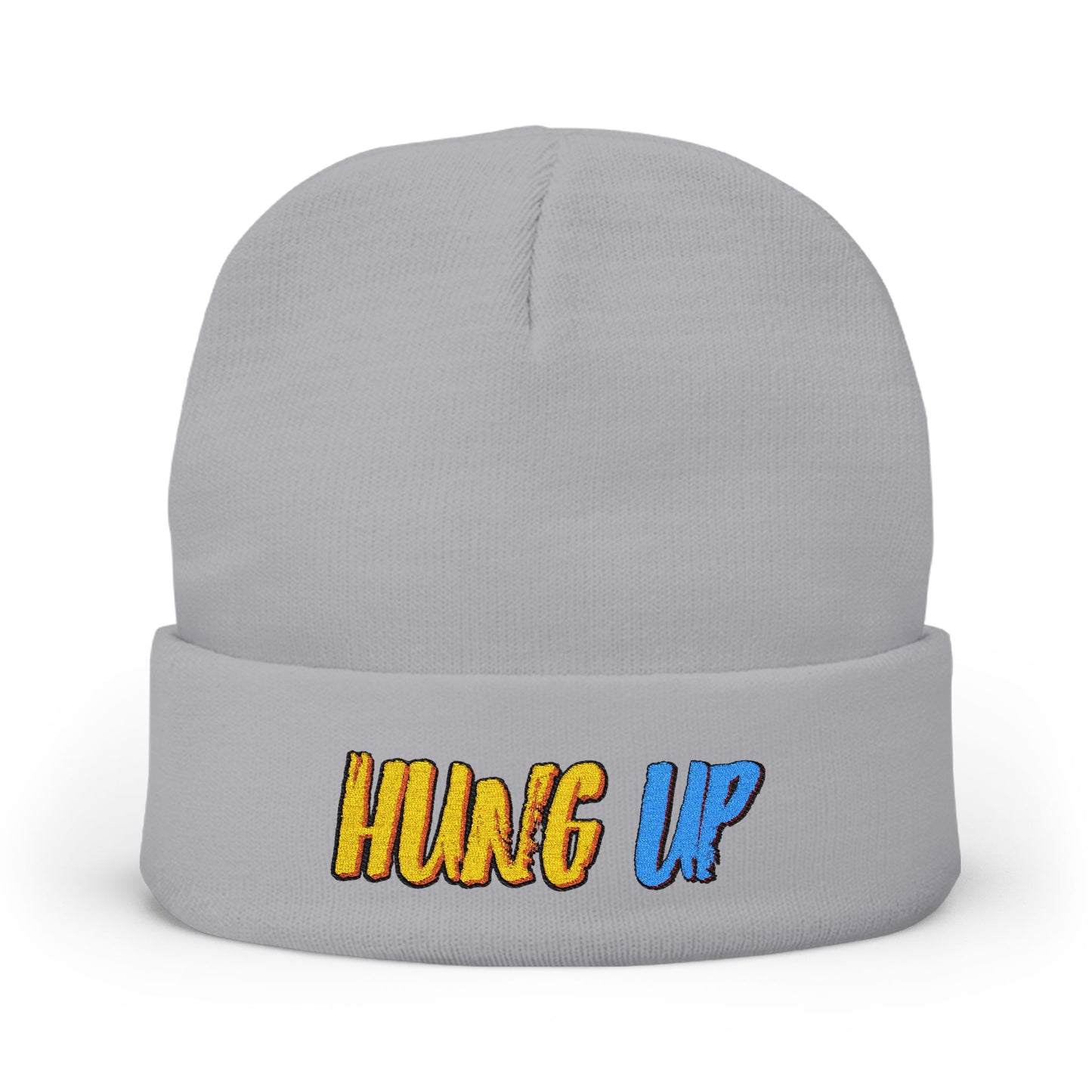 Hung Up Knit Beanie - Embroidered Logo
