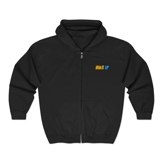 Hung Up- Siren Full Zip 'Lil logo Hoodie