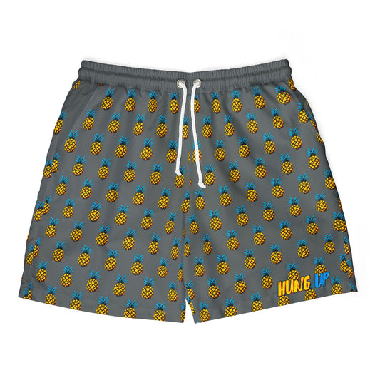 Hung Up - Pineapple Pattern - Unisex Swim Shorts