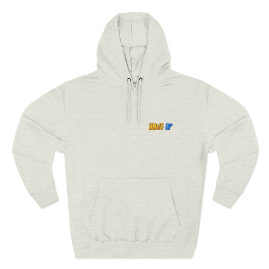 Hung Up - Three-Panel Fleece Hoodie - Embroidered 'Lil logo