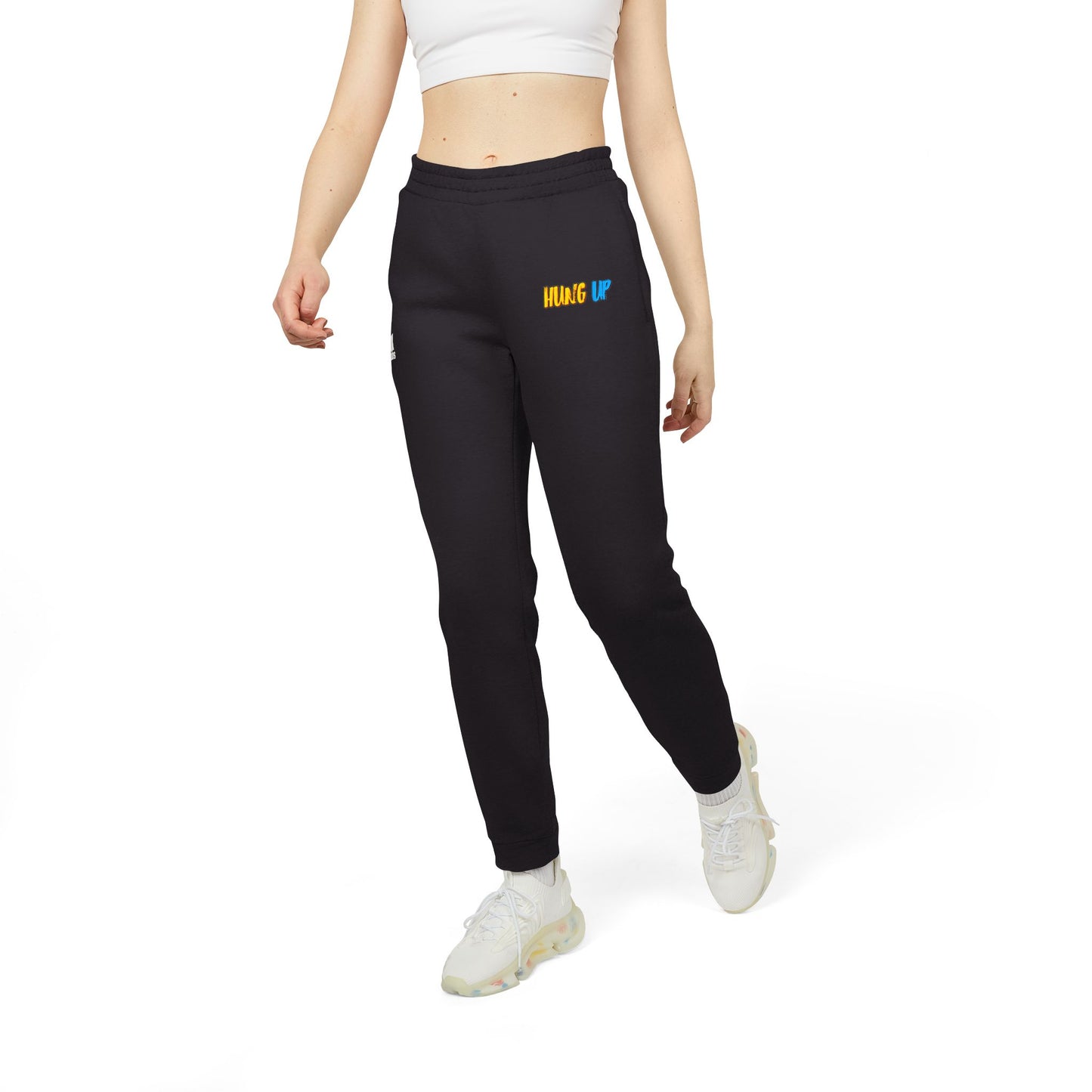 Hung Up Logo - Cozy Fleece adidas Joggers