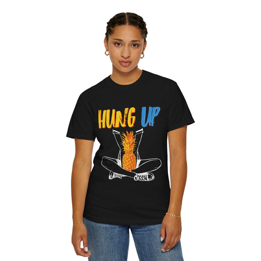 Hung Up -OG Band Tee – Neon Pineapple Edition